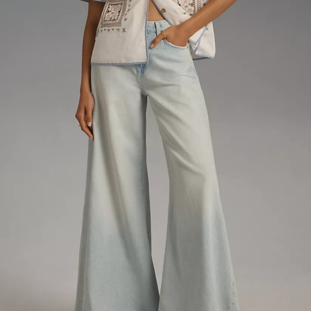 7 FOR ALL MANKIND Palazzo Jeans - Picture 6 of 8